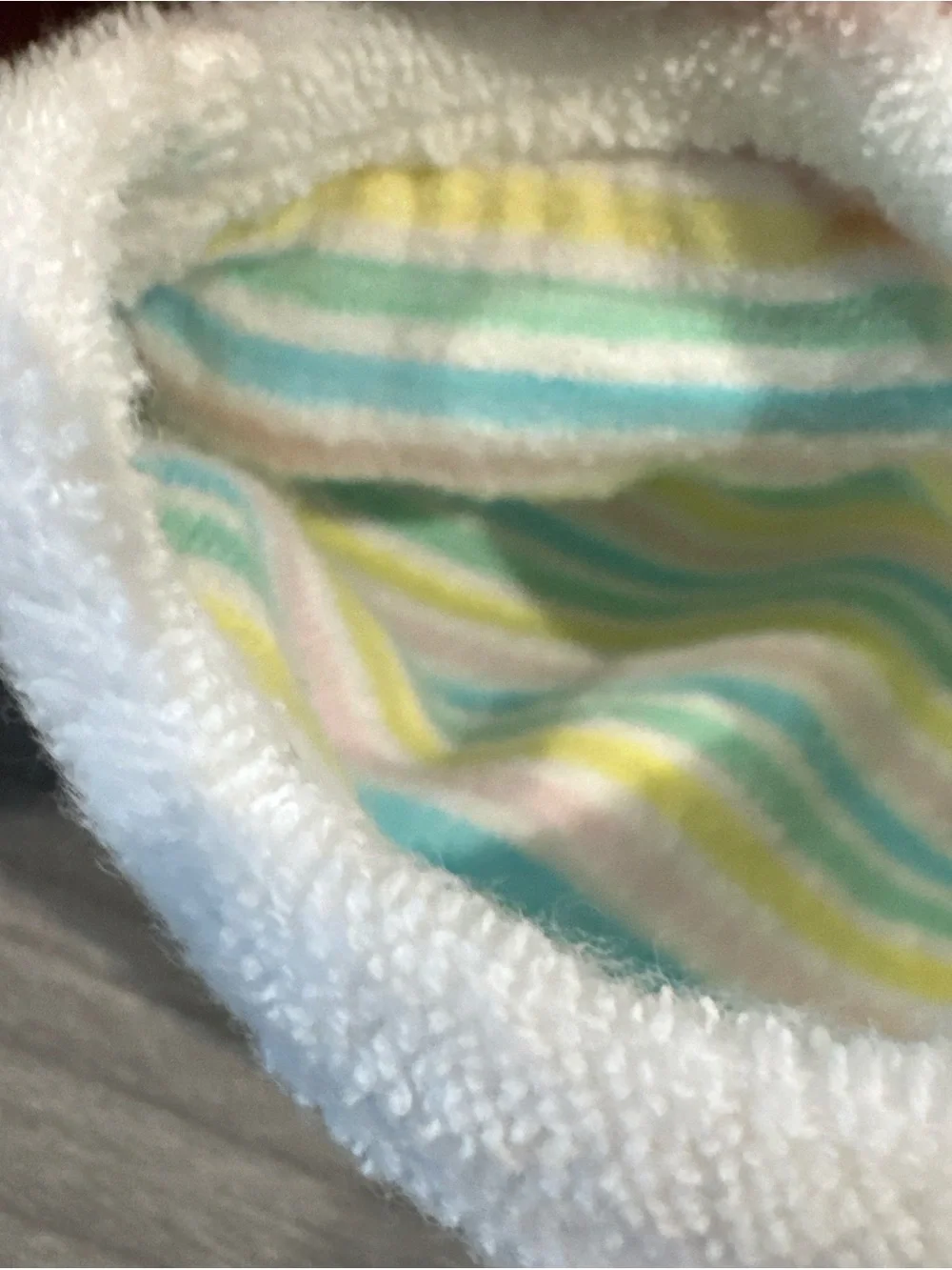 Vintage Chalk Duster 3-6 Months Baby Clothes Short Sleeve  Striped Terry  Cloth